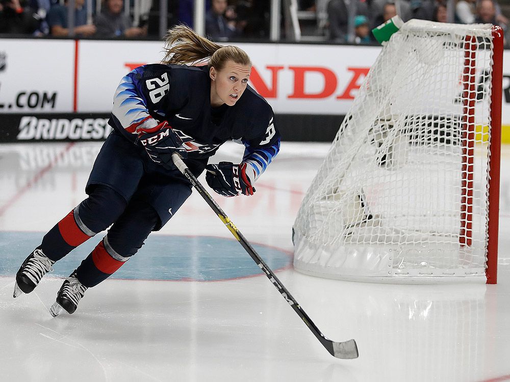 women play in the NHL All-Star Game 